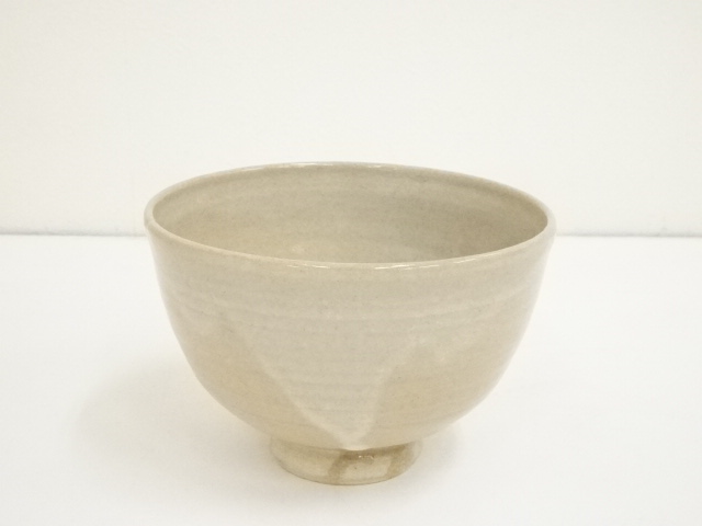 JAPANESE TEA CEREMONY / TEA BOWL CHAWAN / ASH GLAZE 